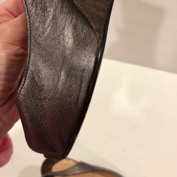 Christian Louboutin wedge sandals slingbacks 35.5 - Picture 12 of 13